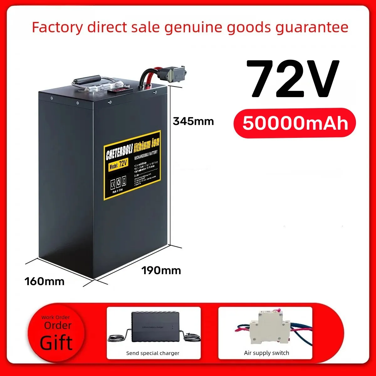 72V 30Ah Lifepo4 Battery Pack - Aleaivy 60V 72V E-bisiklet Lityum Pil