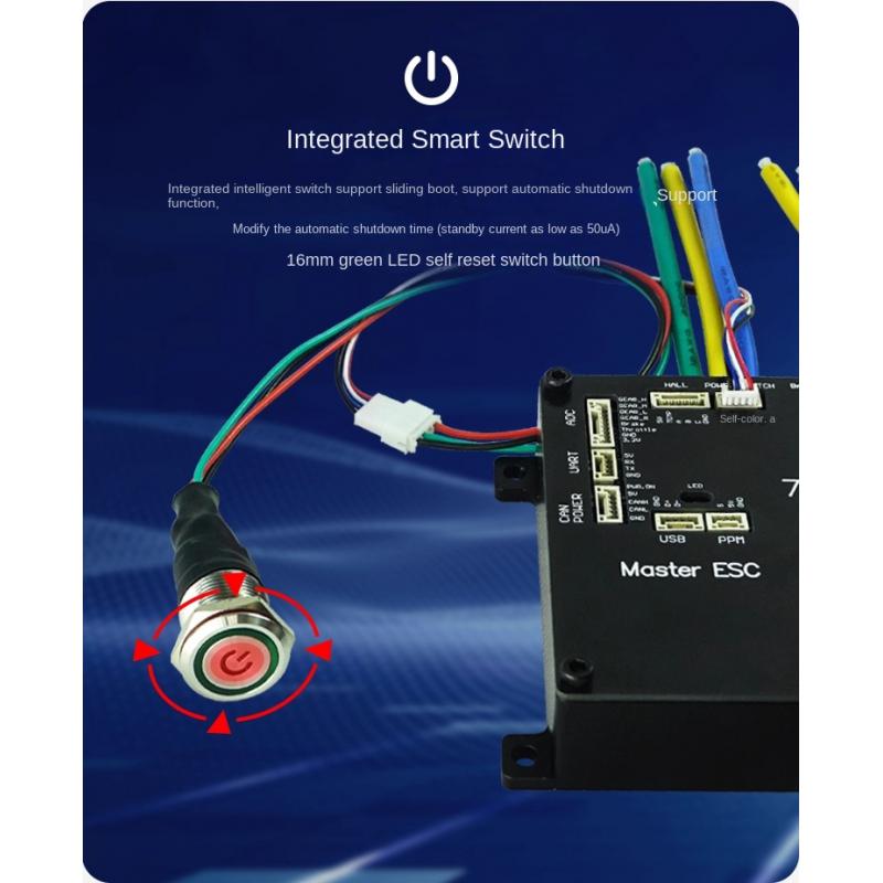 72V 45A Dual Controller - Flipsky Ft85bd Esc Alüminyum Kasalı Vsc
