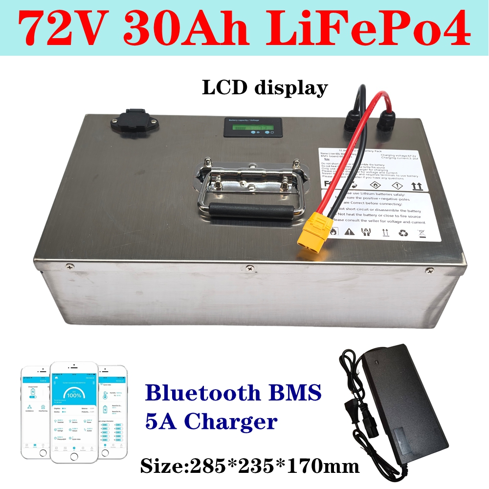 Yükseltilmiş 72V 30Ah 20Ah Lif - 72V 30Ah Lifepo4 Battery Pack incelemesi ve fiyatı