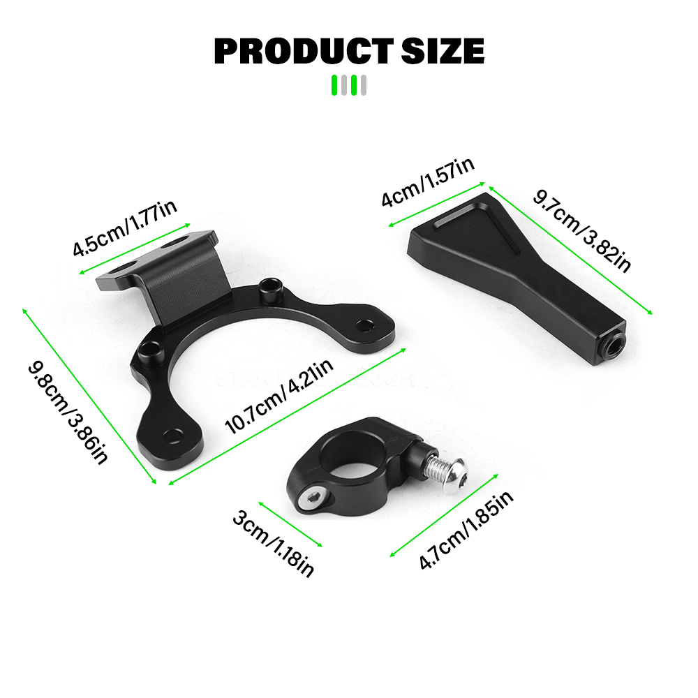 Yeni motosiklet CNC direksiyon - Steering Damper Stabilizer Kit Cnc incelemesi ve fiyatı