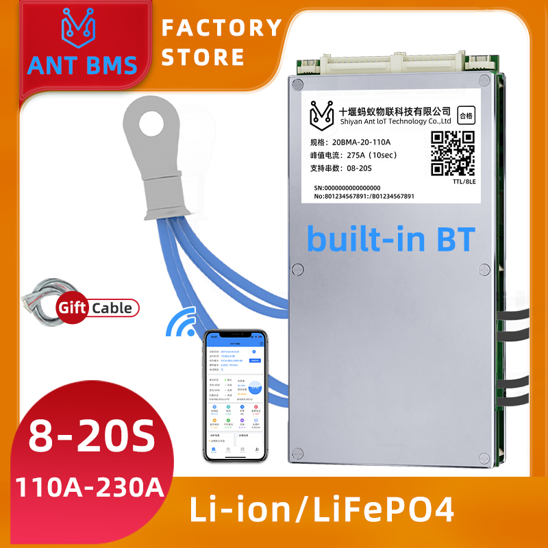 ANT Akıllı Balans BMS 8S-20S D - Smart Bms 20S 72V 150A Bluetooth incelemesi ve fiyatı